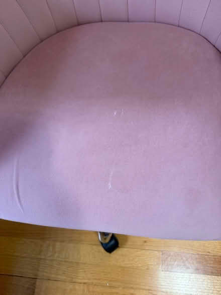 Photo of free Peach fabric rolling chair (Mount Vernon, NY) #2