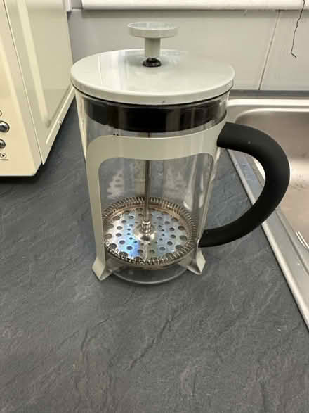 Photo of free Large grey cafetière (Purley) #1