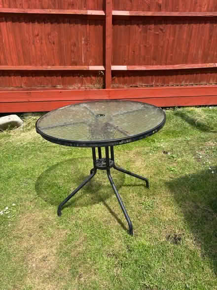 Photo of free Round garden table (Kingswood) #1