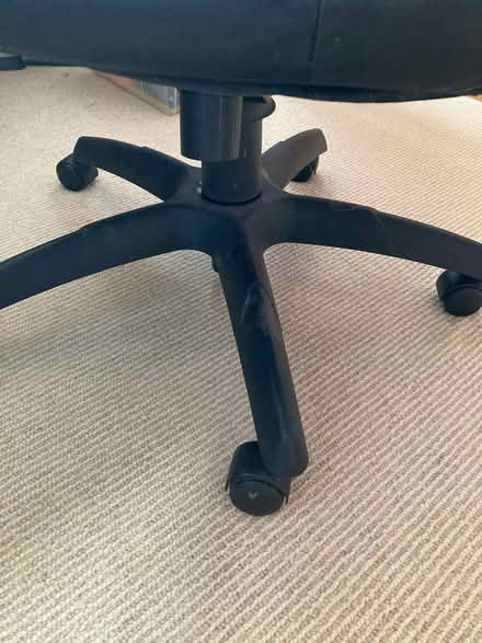 Photo of free Black office chair (Llandrindod LD1) #2