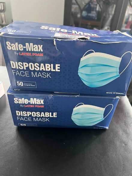 Photo of free Disposable Face Masks (Box of 50) (SE1) #1