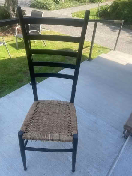Photo of free Ladder Back accent chair (Alki point) #1