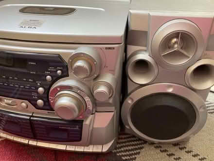Photo of free Twin cassette, radio and CD player with speakers (Port of Wisbech PE13) #3