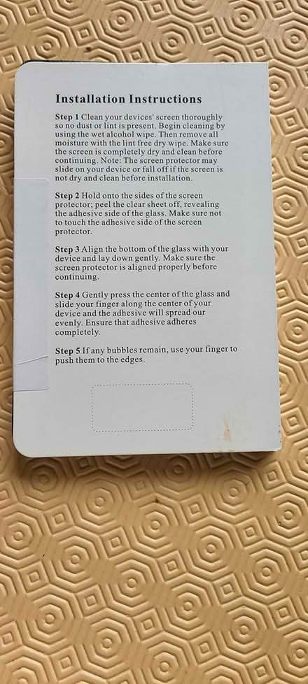 Photo of free 3 x glass screen protectors (TF2) #3