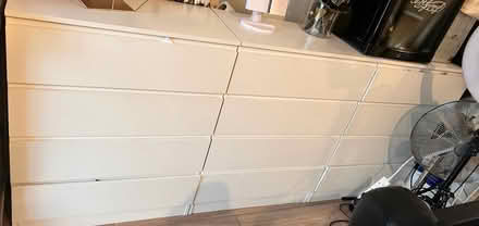 Photo of free 3 small Chest of 4 drawers white (Cr7 8lw) #2