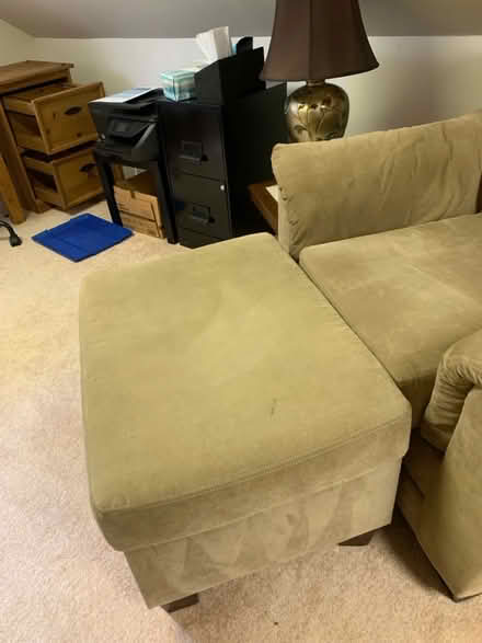 Photo of free Plush Oversized Chair and Ottoman (Cottageville, South Brunswick) #3