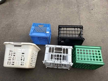 Photo of free Baskets/crates (Grove Rd and Harris) #1