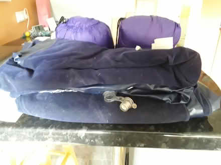 Photo of free Two flock airbeds and pillows (Trowbridge, Broadcloth Lane) #1