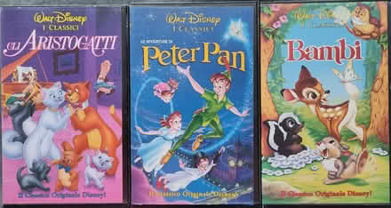 Photo of free Disney VHS tapes in Italian (Claverton) #1