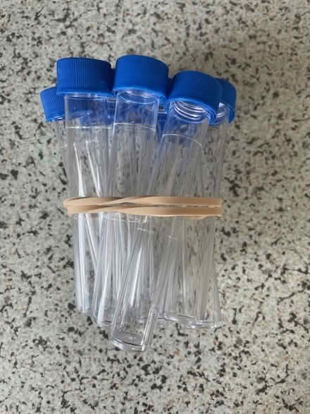 Photo of free Plastic test tubes x10 (Cambridge CB4) #1
