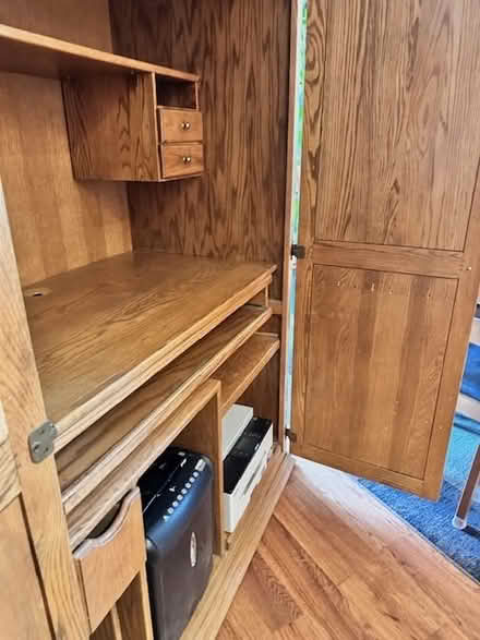 Photo of free Oak Desk Cabinet (NW) #3