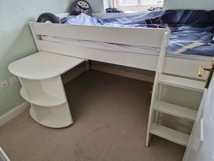 Photo of free Stompa mid riser bed with slide out desk. (Hackthorpe CA10) #2