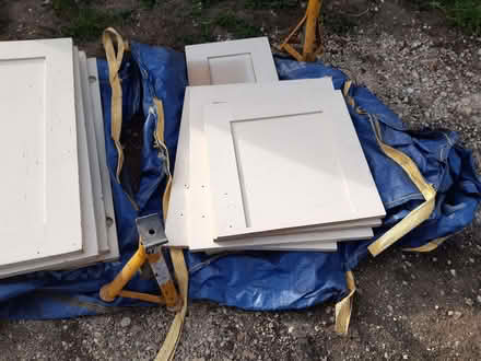 Photo of free Various Solid Wood Kitchen Cabinet Doors and End Plates (Old Walcot SN3) #2
