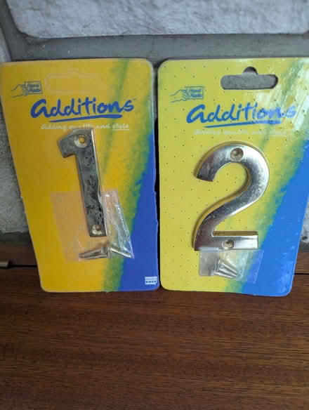 Photo of free Brass numbers (Costessey NR8) #1