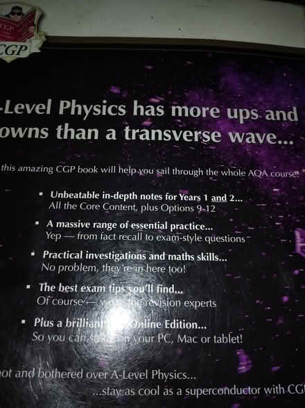 Photo of free A Level Physics book (Harehiils LS9) #1