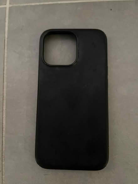 Photo of free Black iPhone 13 case, leather look (SE1) #2