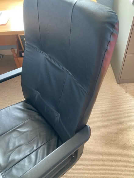 Photo of free Black office chair (Llandrindod LD1) #3