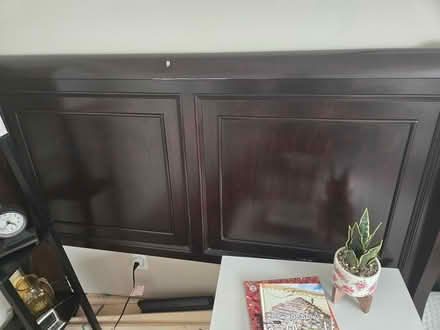 Photo of free Queen bed frame with drawers (Germantown/Mont Village Line) #1