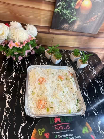 Photo of free Prawn rice with Locust beans Sauce (Bradford BD1) #1