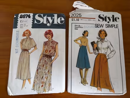 Photo of free 2 x Woman Dressing Patterns - Size 16 (Lemsford AL8) #1