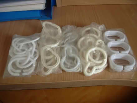 Photo of free Shower-curtain hooks (Flaxby HG5) #1