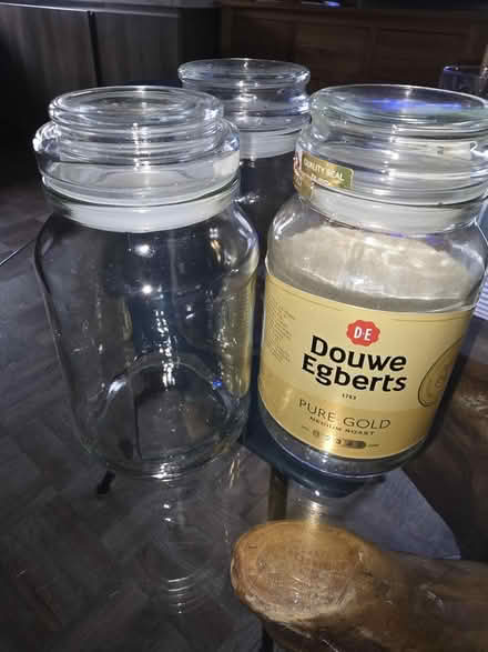 Photo of free 3 x large coffee jars (SN25 Blunsdon) #1