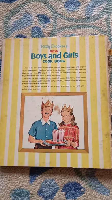 Photo of free Betty Crocker Boys & Girls Cookbook (Somerville, off Cedar St) #1