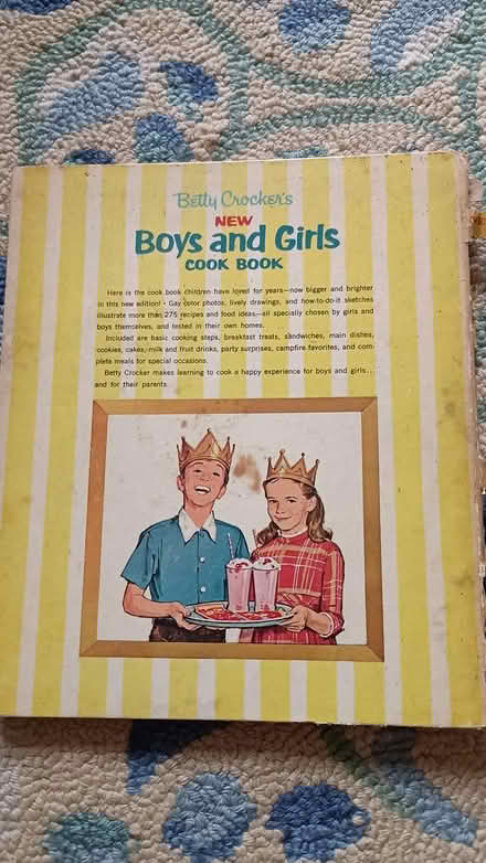 Photo of free Betty Crocker Boys & Girls Cookbook (Somerville, off Cedar St) #1