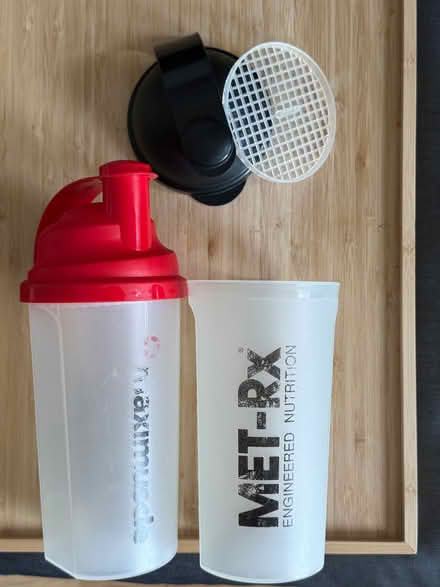 Photo of free 2 x Protein shakers (Strand East E15) #1