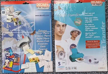 Photo of free Iron on T Shirt Transfers (Newcastle under Lyme SP5) #1