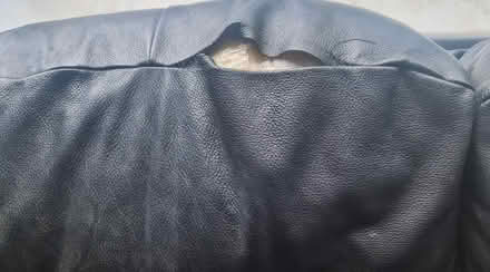 Photo of free 3 seater leather couch (Finglas) #4