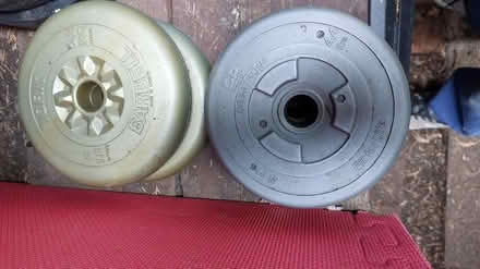 Photo of free Plastic coated concrete weights (Booker HP12) #2