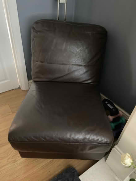 Photo of free Leather sofa (Beddau CF38) #4