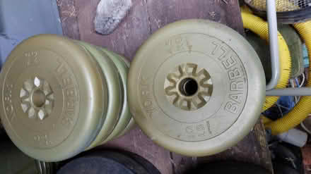 Photo of free Plastic coated concrete weights (Booker HP12) #3