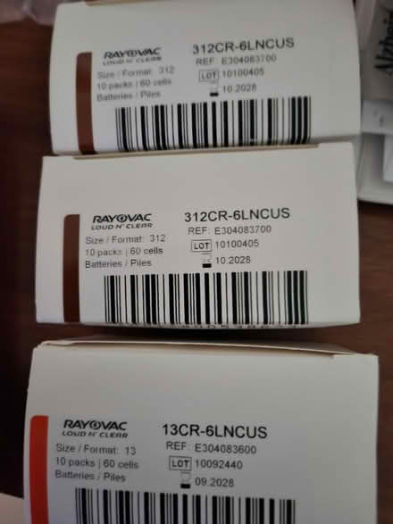 Photo of free Hearing Aid batteries #312 & #13 (Wedgwood, Seattle, WA, US) #1