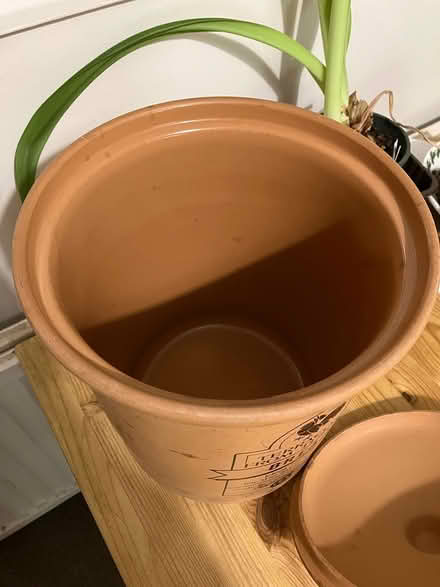 Photo of free Terracotta bread jar (Whitecross OX13) #2