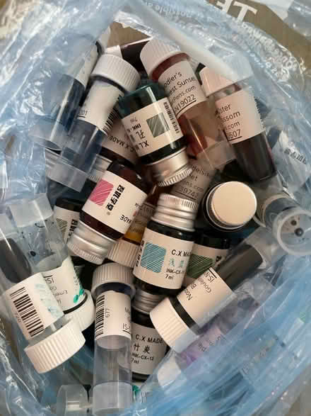 Photo of free Lots of tiny bottles of ink (North East Gainesville) #1