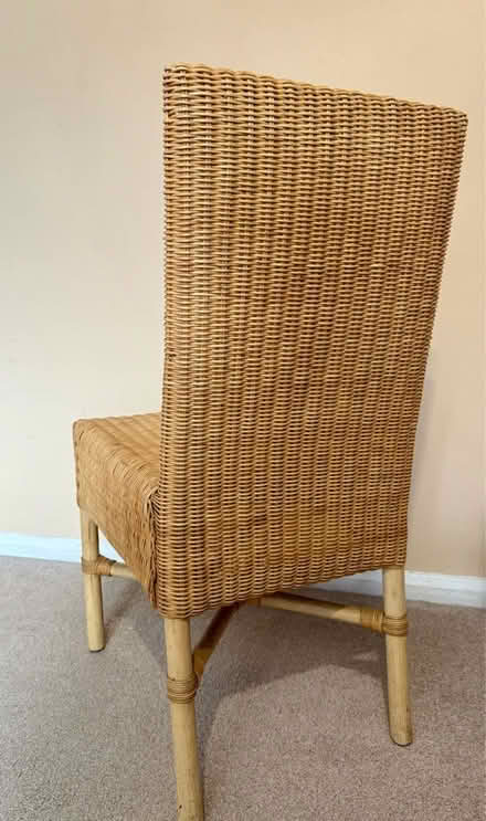 Photo of free Wicker dining chairs (Lymm WA13) #2