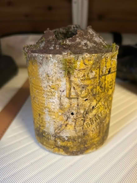 Photo of free Vintage Lockheed brake fluid tin (Northmoor OX29) #1