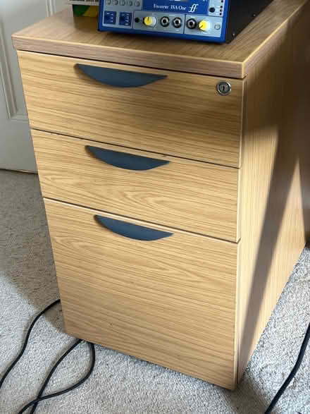 Photo of free Wooden side filing cabinet (Richmond TW9) #1