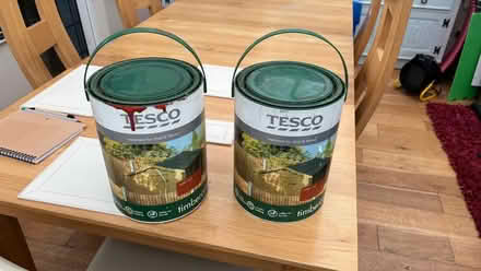 Photo of free Cedar Red fence paint (Hulton Lane Ends BL5) #1