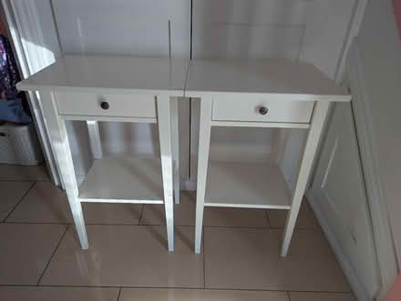 Photo of free Hemnes bedside tables - White (Lawley TF4) #1