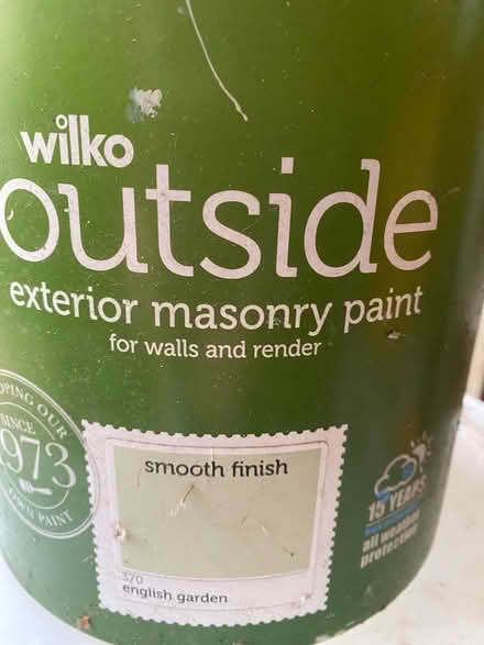 Photo of free Masonry paint (Kenilworth CV8) #1