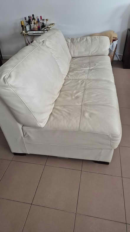 Photo of free 2 seater leather sofa (sydenham) #2