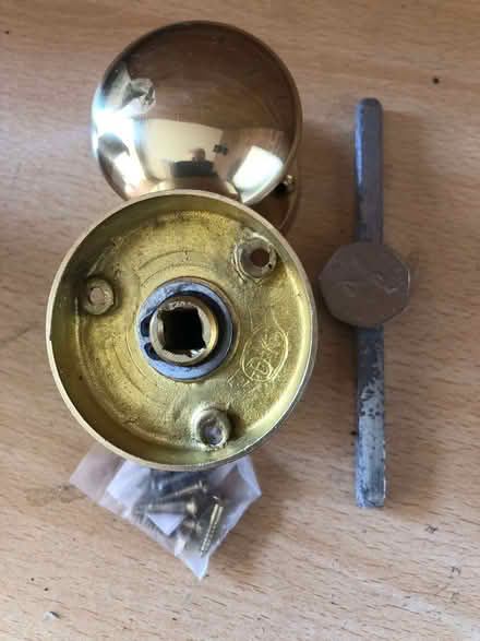 Photo of free Pair brass door knobs (new in box) (Wood Farm OX3) #2