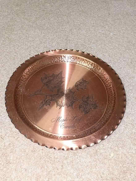 Photo of free Bronze Canadian plate. (AB22) #1
