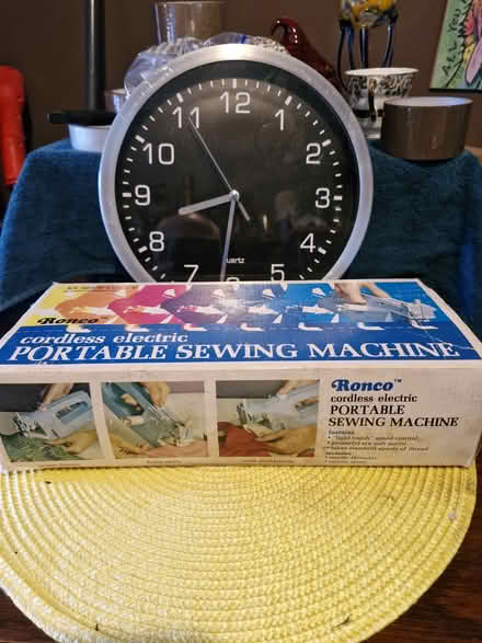 Photo of free Quartz wall clock & Ronco sewing ma (BR1 bickley) #1