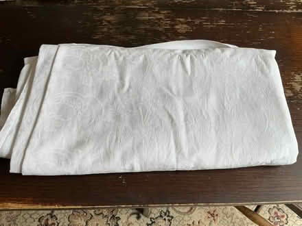 Photo of free Large white tablecloth (Walkley S6) #1