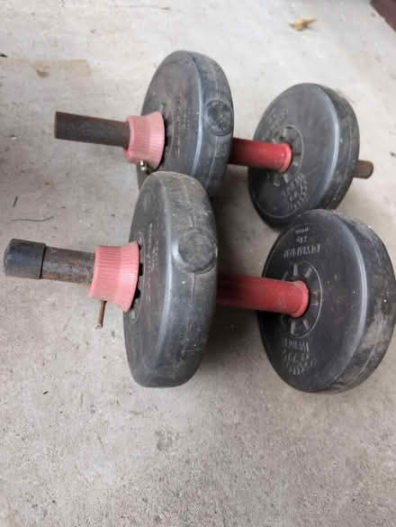 Photo of free Hand weights (Woodmancote) #1