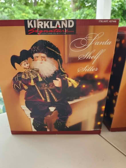 Photo of free Pair of Santa Shelf Sitters (Gwynn Oak MD) #1